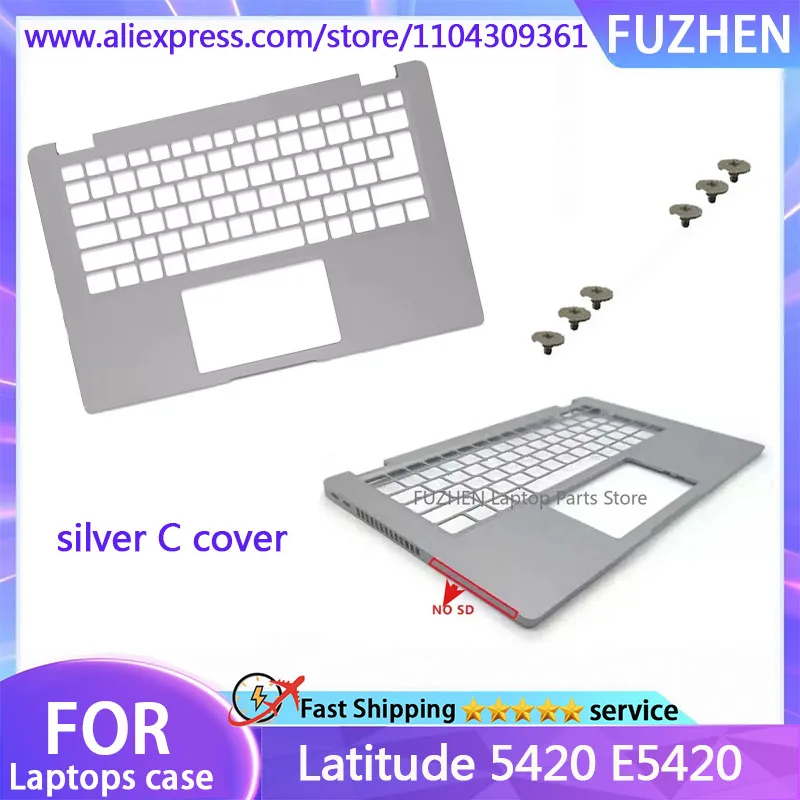 Nowa Pokrywa Tylna Matrycy LCD Latitude 5420 E5420 14" Ramka Przednia Obudowa Palmrest Dolna 0DW98X 063DTN A20695 A20697 — zdjęcie produktu 4