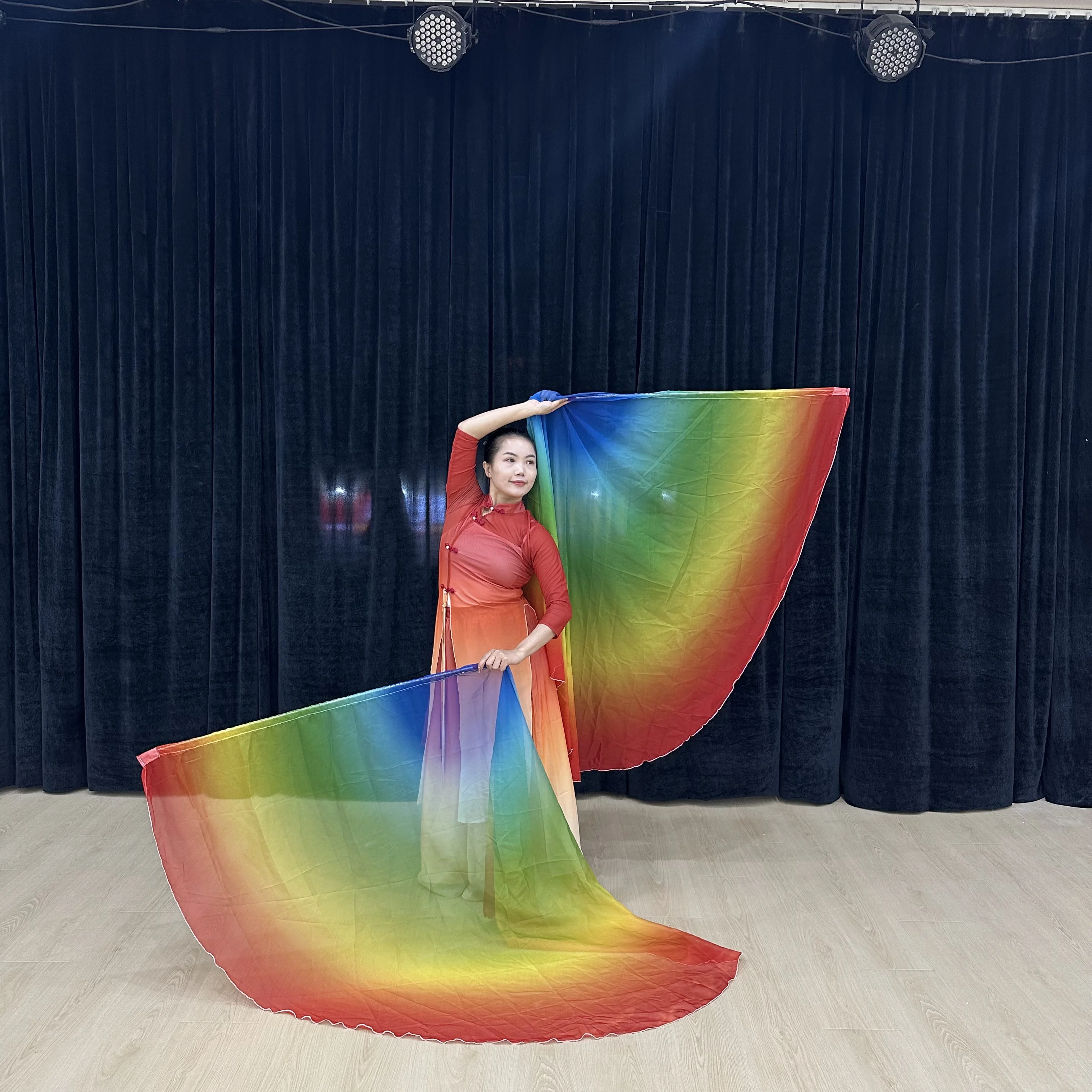 Flaga do tańca brzucha, flaga chwalnicza 140*190, kostium sceniczny, rekwizyty do występów, flaga do kultu, flaga do tańca orientalnego, flaga do kultu, występ