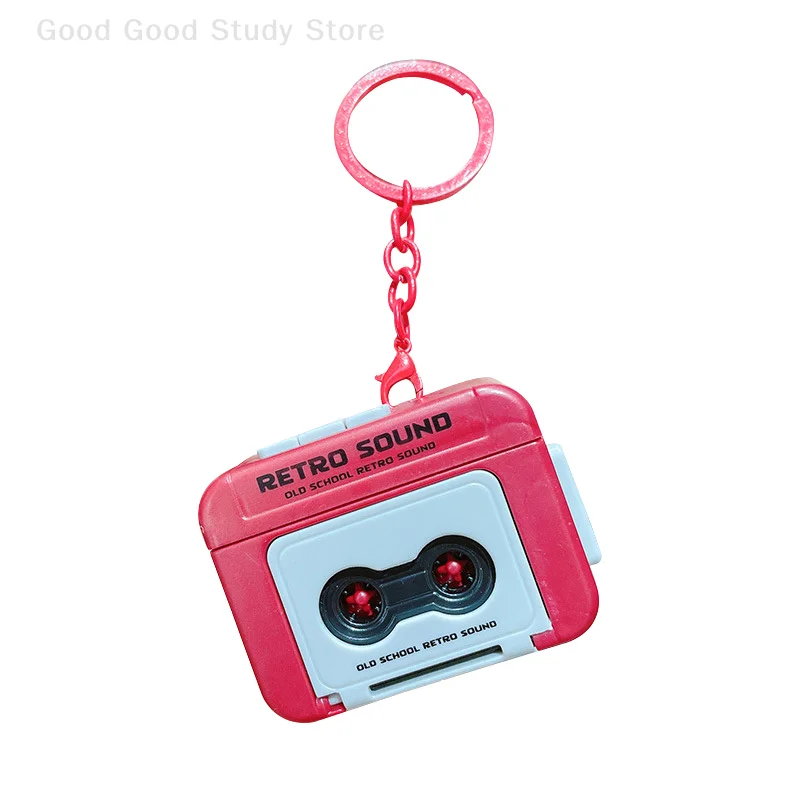 Cartoon Sound Out Music Recorder Key Chain Couple Bag Small Gift Car Key Chain Bag Pendant