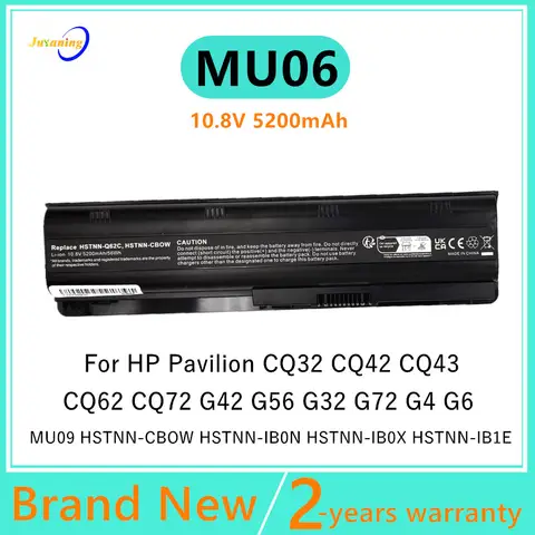 MU06 MU09 Laptop battery for HP/Compaq Pavilion G4 G6 G7 DM4 for Presario CQ32 CQ42 CQ43 CQ56 CQ57 CQ62 CQ72 G32 G42 G56 G62 G72