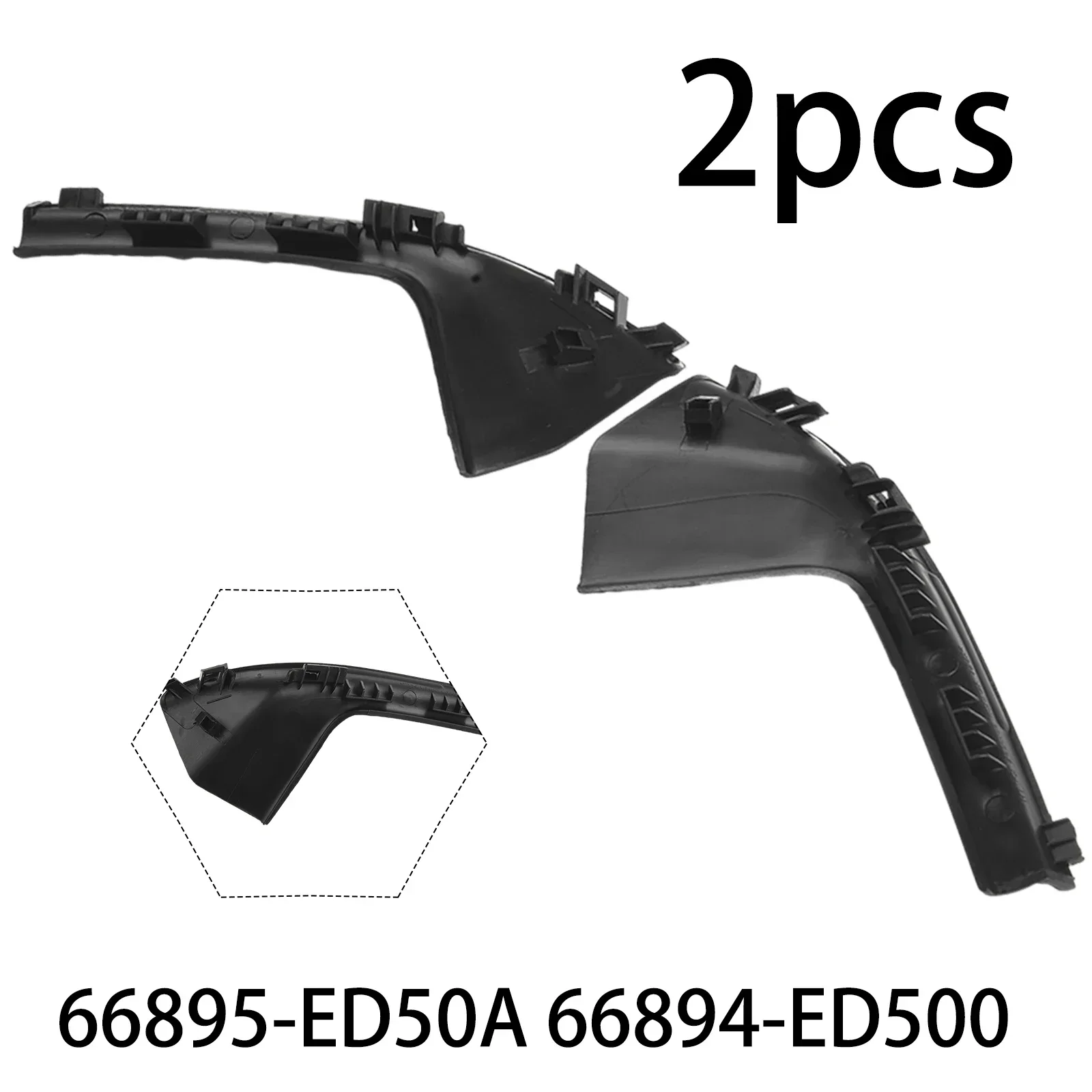 High Quality Practical Brand New Trim Cover Front Windshield Wiper Side 66895-ED50A+66894-ED500 For Nissan Tiida