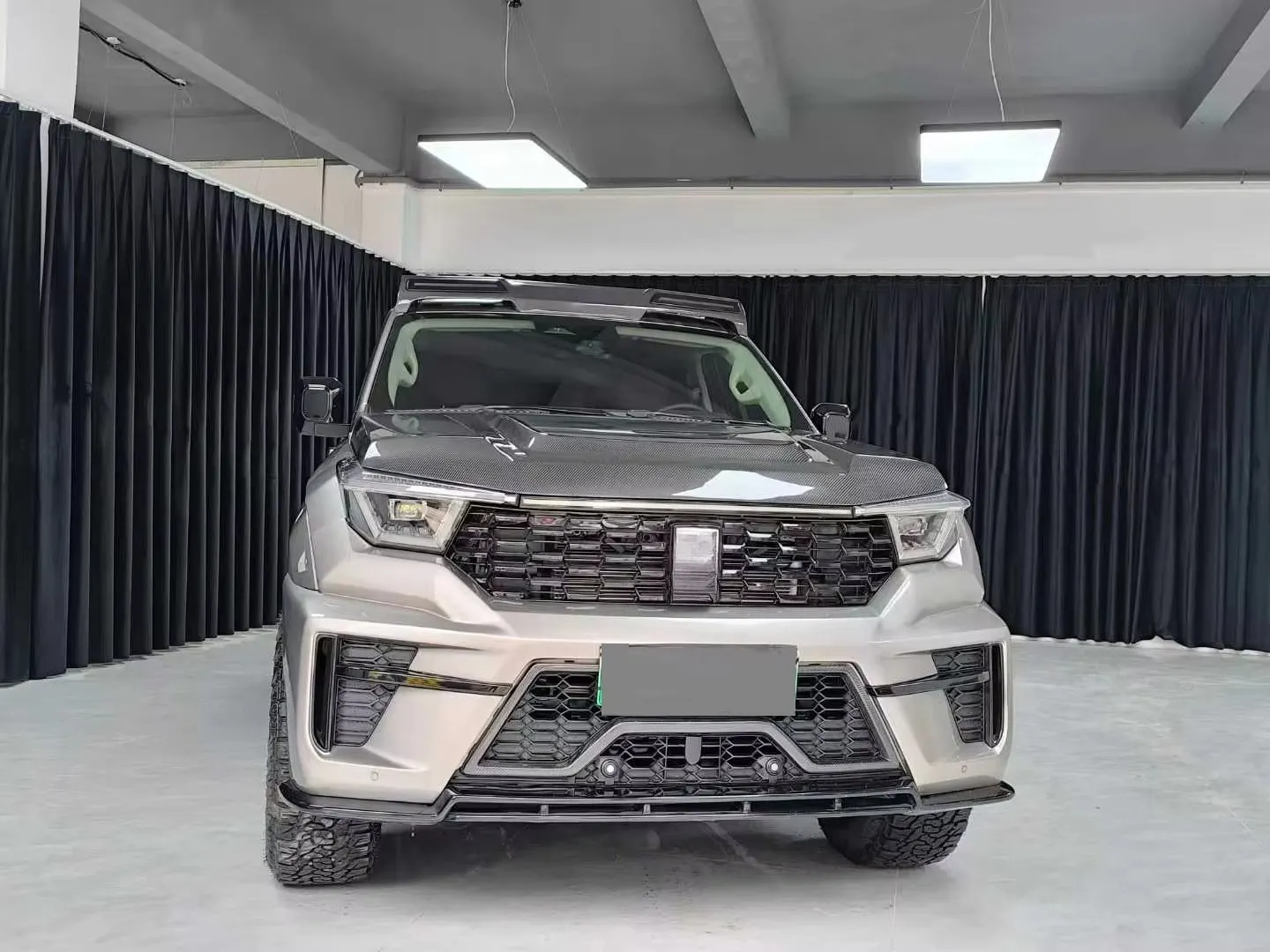 Carbon Fiber Car Transparent Hood for Great Wall TANK 400 500 700 Upgrade Facelift Engine Hood Cover Bonnet Hood High Quality