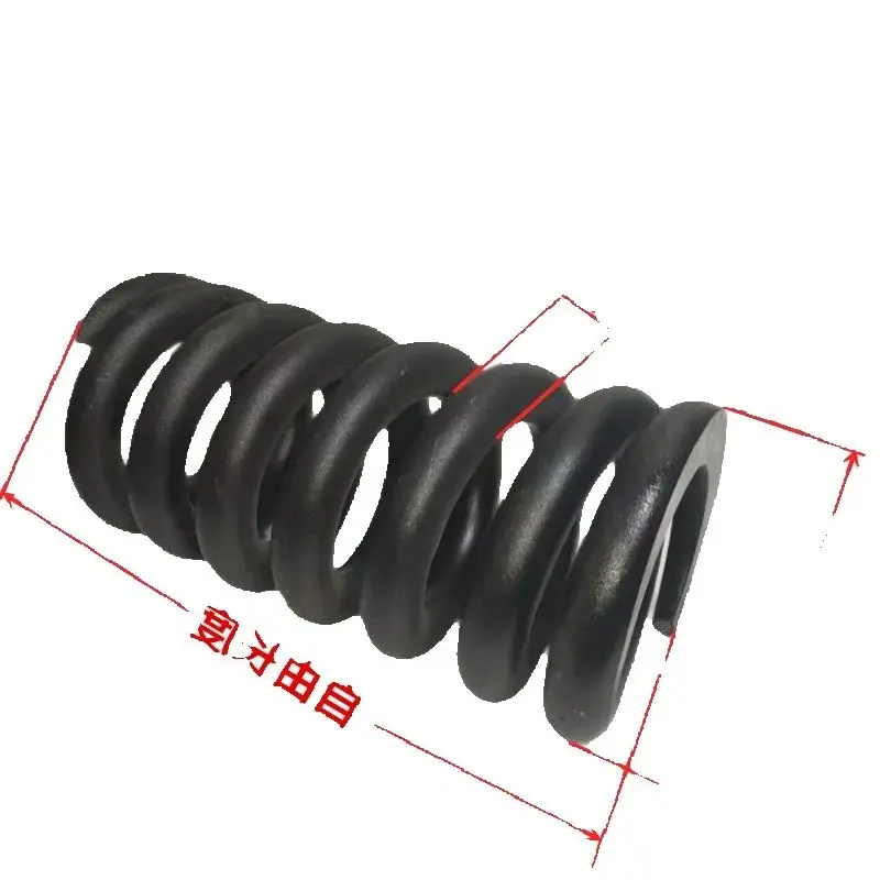 カスタムメタルロングコンプレッションビッグコイルスプリング、線径8mm、外径55-70mm、長さ150-170mm、ヘビーデューティー