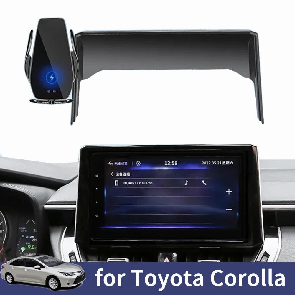 

Navigation Screen Base for Toyota Corolla 2019-2023 Car Phone Holder Bracket Magnetic New Energy Wireless Charging Rack