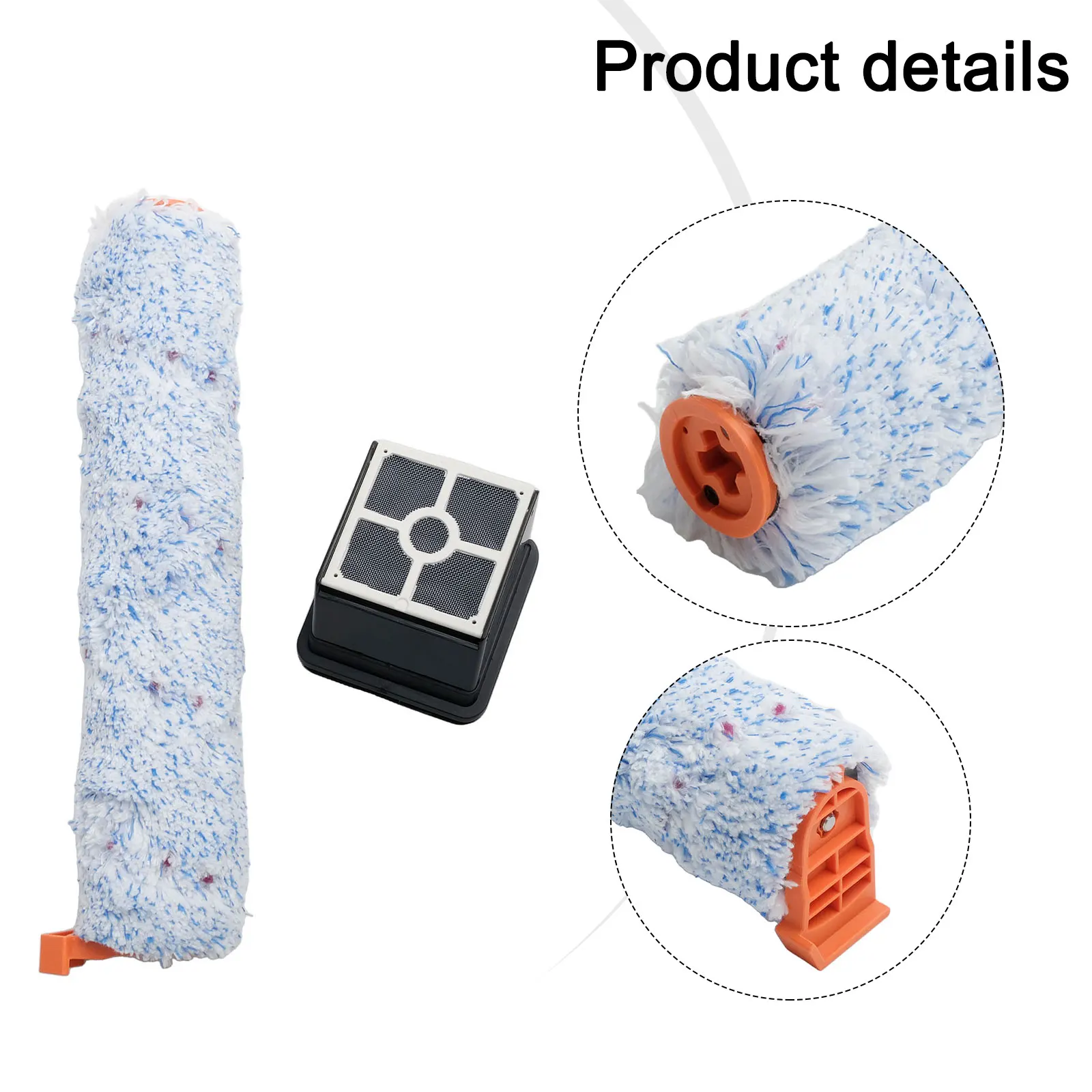 

Roller Brush Filters For I LIFE/W90 Cordless Wireless Dry Cleaning Smart Washing Vacuum Cleaner Cordless Vac/Spare Parts Access