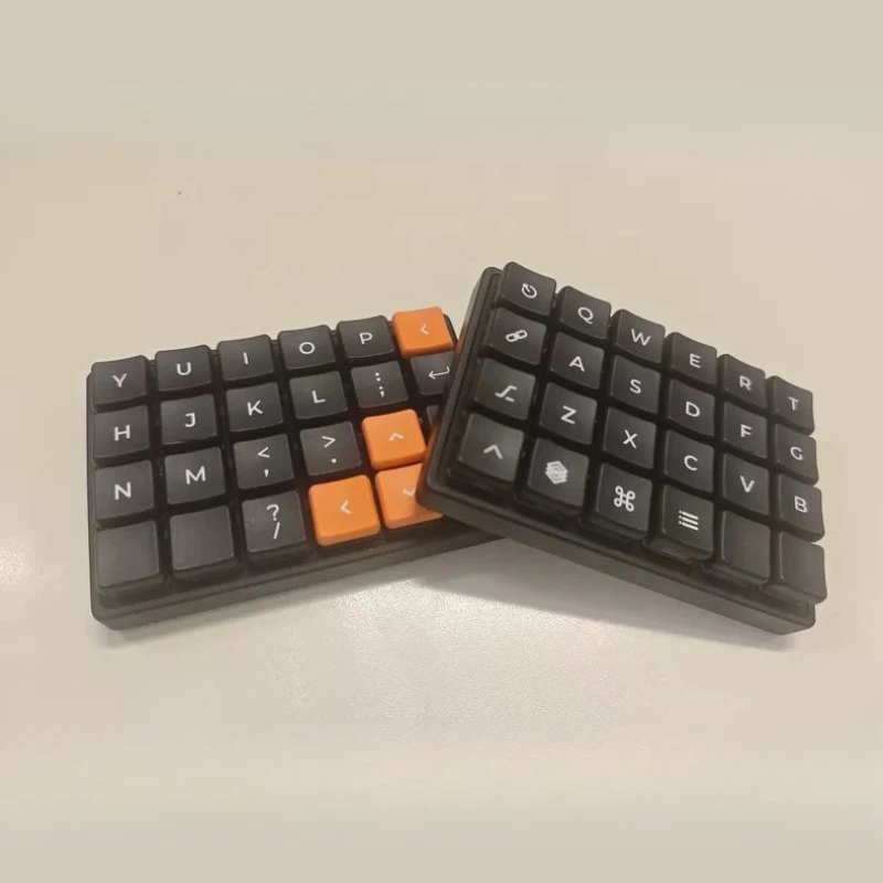 Low Profile Wireless Mechanical Keyboard Kit Customized Planck Layout Single Mode 2.4G Hot Swap QMK VIAL Gamer Office Keyboard