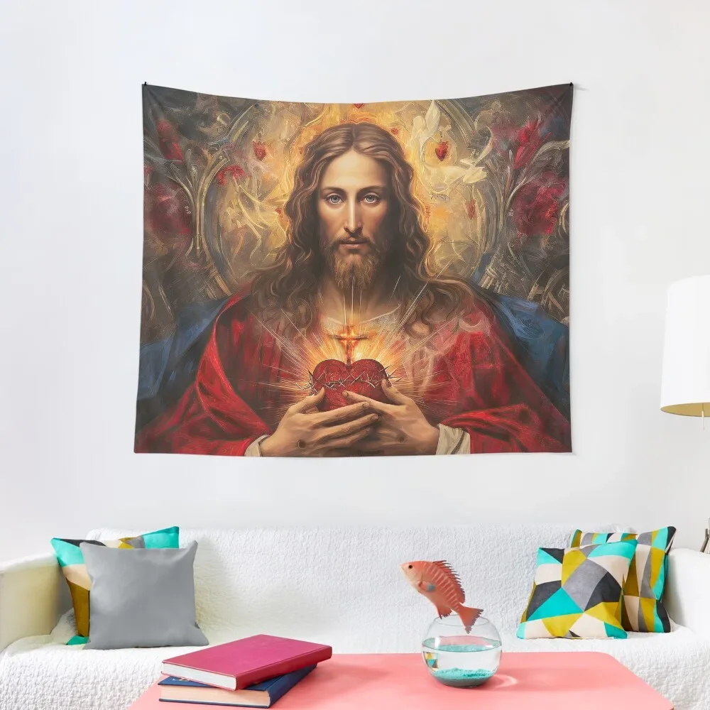 

Sacred Heart of Jesus version 2 Tapestry Things To The Room Room Decorations Bedroom Organization And Decoration Tapestry