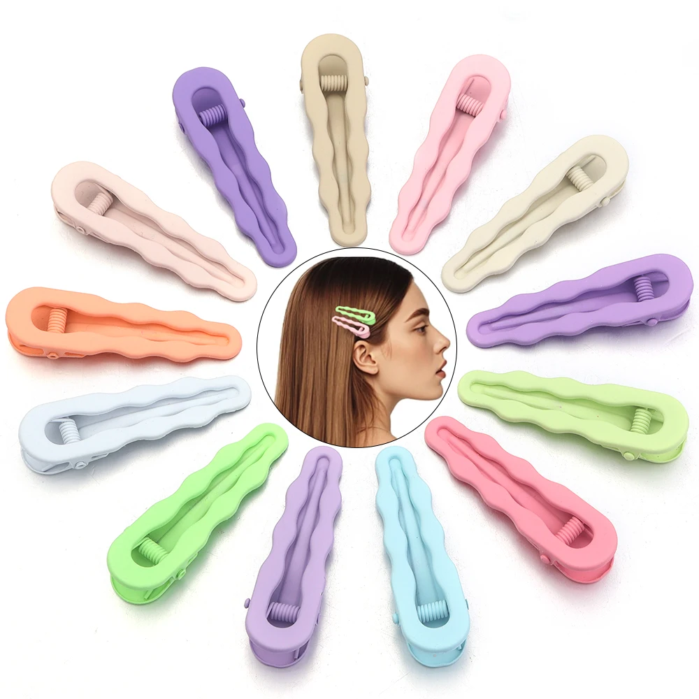 10 teile/los Metall Haarnadeln 5,8 cm Bunte Hohl Welle Haar Clip Haarspangen Einstellung Basis Süße Barrettes Für DIY Haar Zubehör – Detail 10