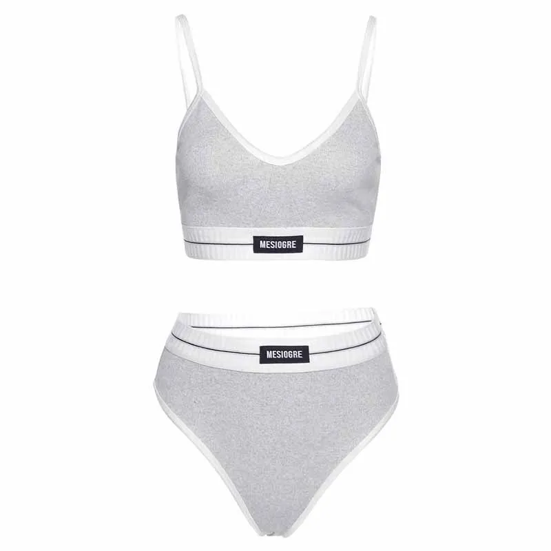 Tuta sportiva patchwork da donna, set sportivo con stampa di lettere, streetwear 2025