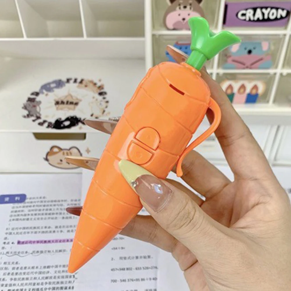 

Cute Carrot Recording Pen Student Internet Celebrity Toy Ballpoint Pen Compact Special Recorder Birthday Gift