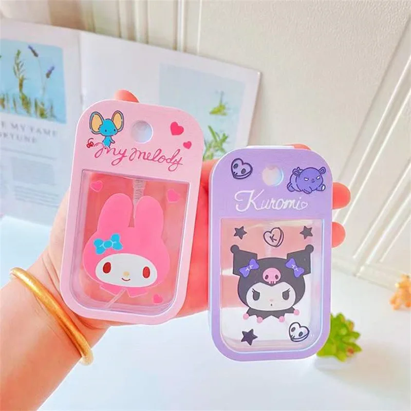 Sanrio Spray Bottle Kawaii HelloKitty Mymelody Kuromi Korean Cartoon Home Press Spray Bottle Cute Girl Travel Makeup Bottle