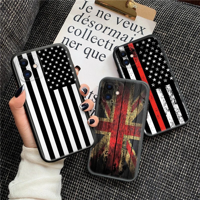 england british english uk flag Soft Silicone Case for iPhone 15 14 Plus 13 12 11 X XS XR Pro Max Mini 8 7 Plus