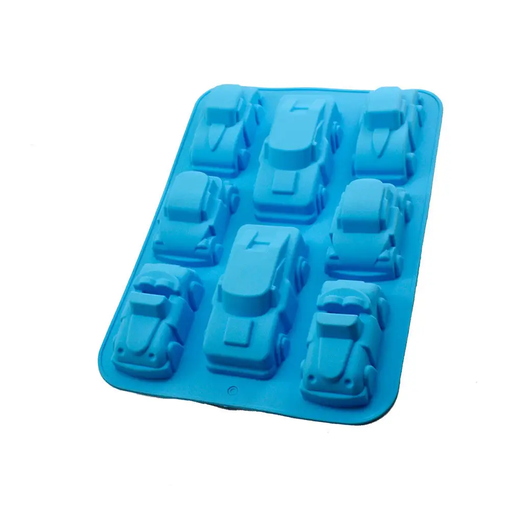 Silicone Car Mold for Chocolate Fondant Biscuits Candy Jelly Mousse Sponge Cake Baking Non-Stick Easy Demould Odorless