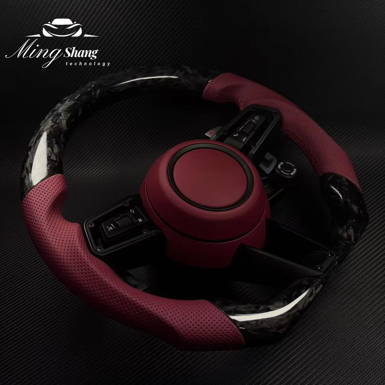 Factory Customized Carbon Fiber Steering Wheel for Volan Porch Cayenne Lenkrad Panamera Taycan Macan 911 Steering Wheel Ohc Moto