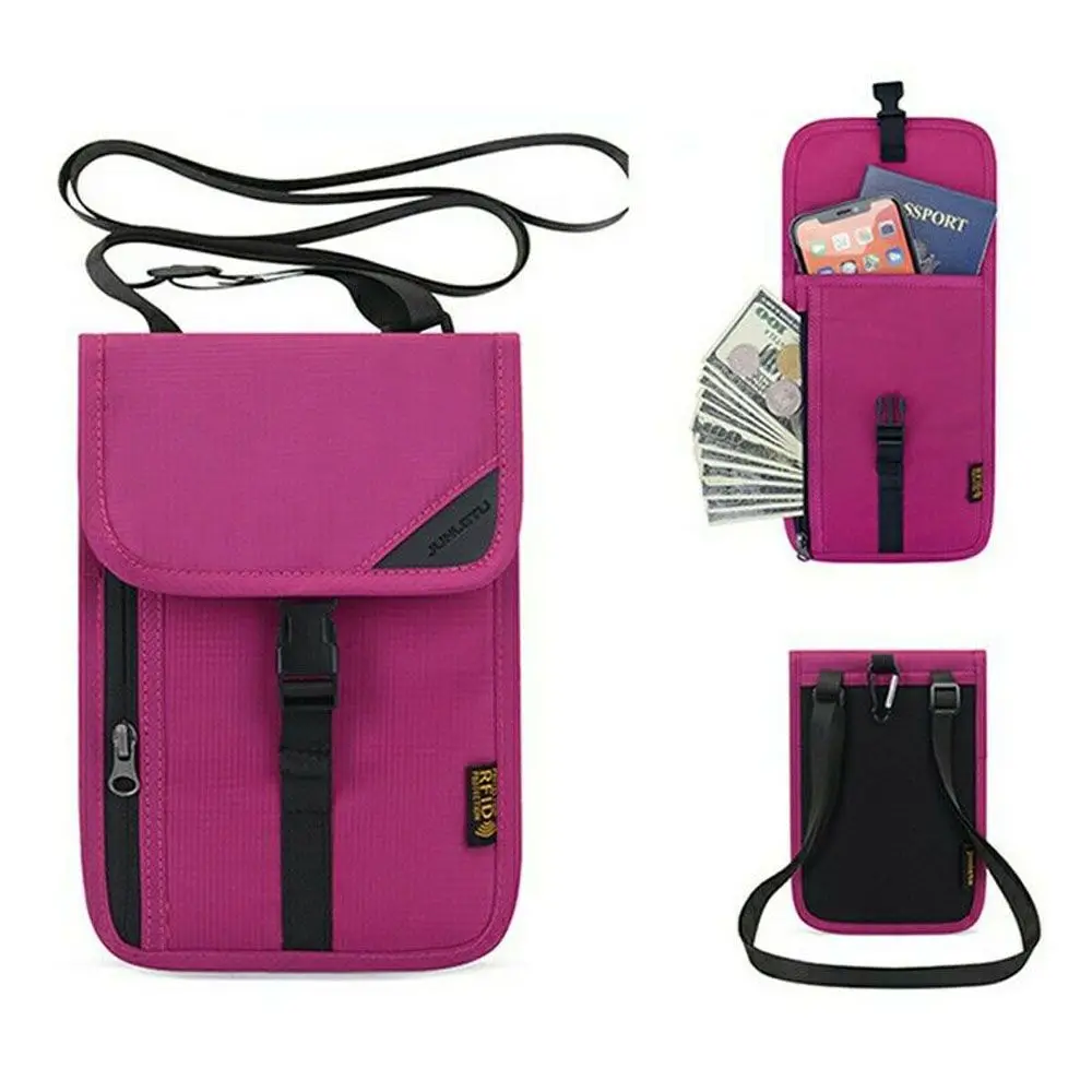 Running Durable Belt Bag ID Card Holder Fanny Pack Passport Cover Anti-theft Wallet Neck Pouch Cards Holder Passport Holder