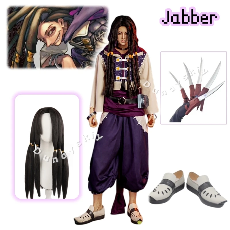 

Костюм для косплея аниме Gachiakuta Jabber, парик, костюмы для косплея, обувь, ролевая игра, маскировка, для Хэллоуина, для женщин и мужчин