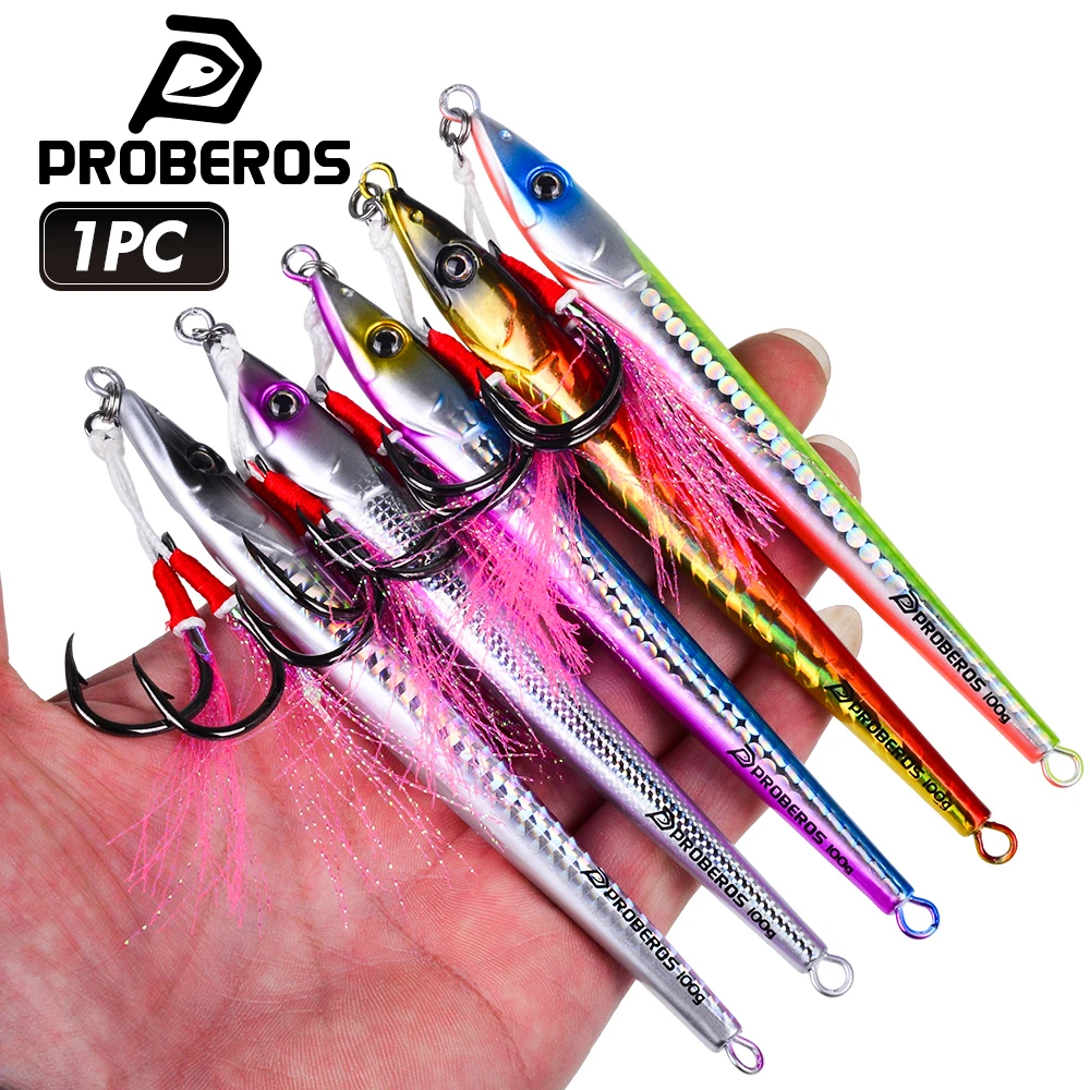 Fishing Lure Buzzbait - PROBEROS 30-100g Fast Sinking Jig Hard