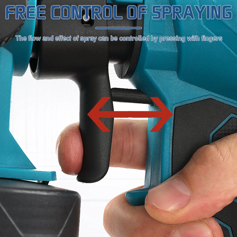 Spray sem fio Pintura Máquina Pulverizador Controle de Fluxo Doméstico Fácil Auto Móveis Aço Compatível Para Makita 18V Bateria