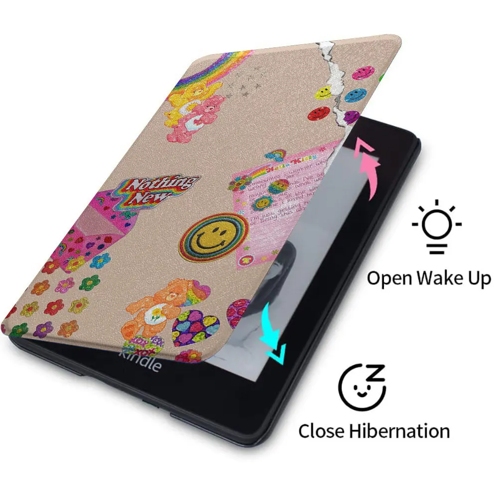 kindle case paperwhite3th 4th 5th Silicone soft shell  funda 2021 11th  8th generation Colorful youth edition 658