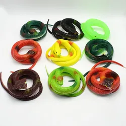 Squishy Animal Toy Educational Learning Toys New Rubber Snake Toys Snakes Party Bag Fillers Halloween Prop Joke Soft Hot
