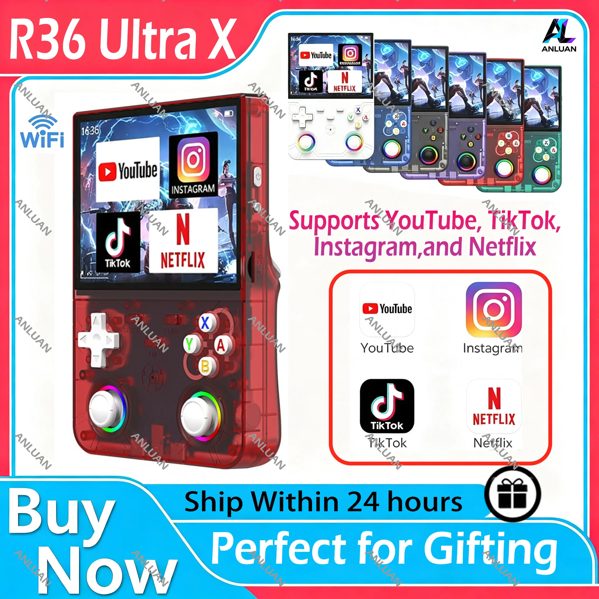 console-di-gioco-portatile-retro-r36-ultra-x-con-schermo-da-45-emulatore-sistema-linux-open-source-64-128gb-gamepad-wireless-con-effetto-hall-regalo