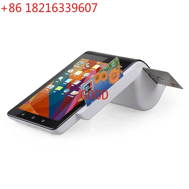 TAO Crypto payment Android pos terminal with printer handheld smart card reader and writer pos machine with 1D/2D scanner