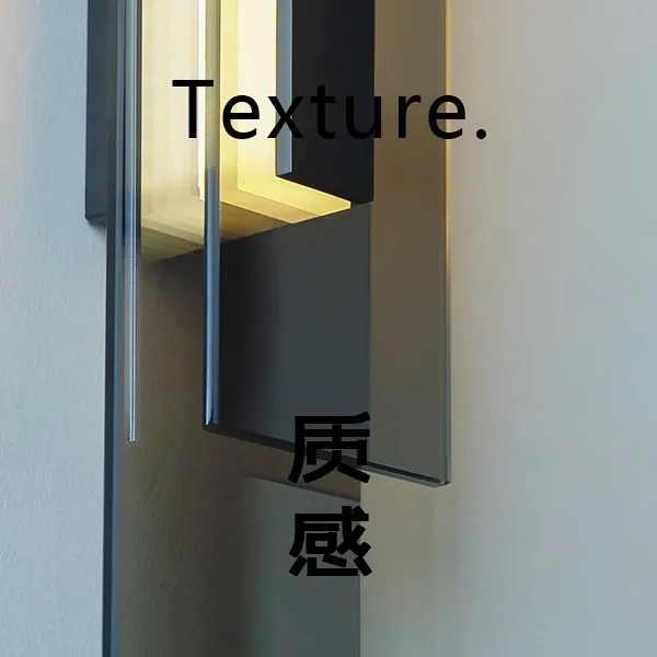 New creative minimalist led glass wall lamp for living room TV wall lamp hotel corridor aisle bedside glass wall Light