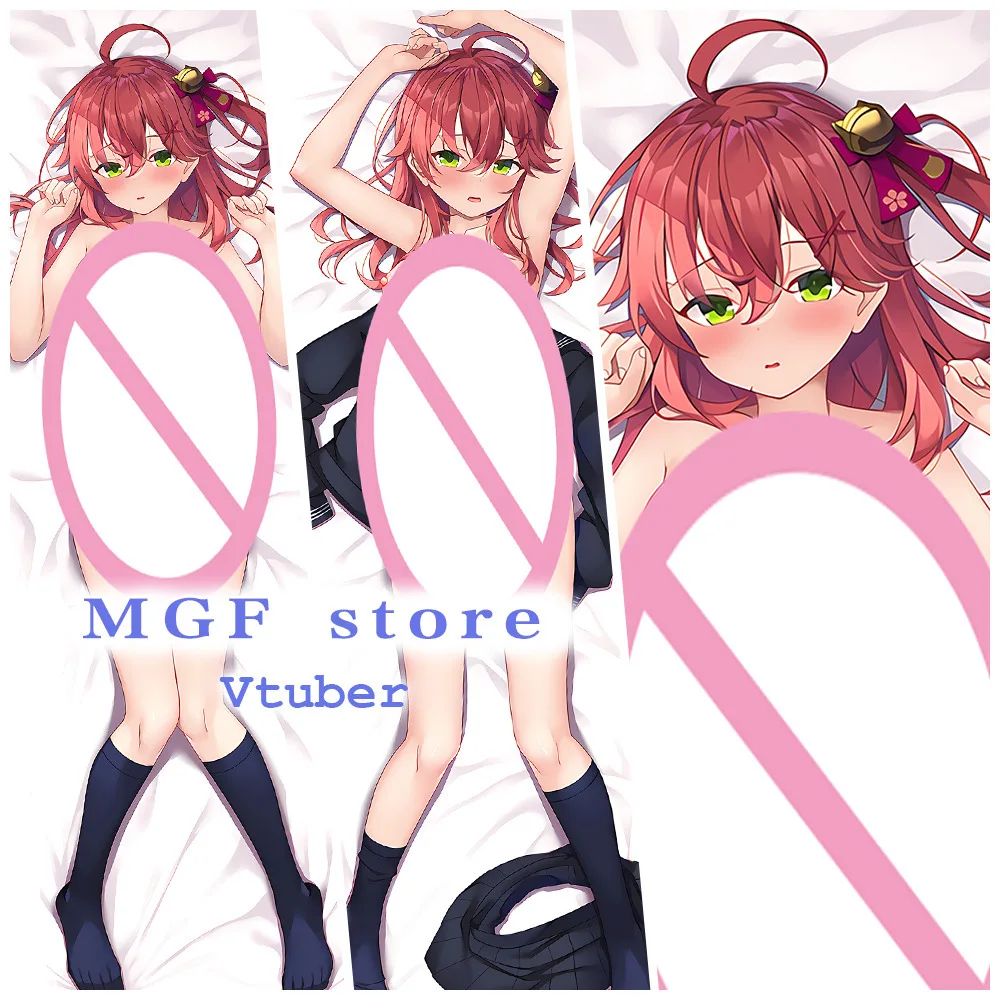 

Vtuber Dakimakura Anime Body Pillow Cover 2 Sides Print Bedding Cushion Case Sexy Pillowcase Kawaii Accessories Pendants