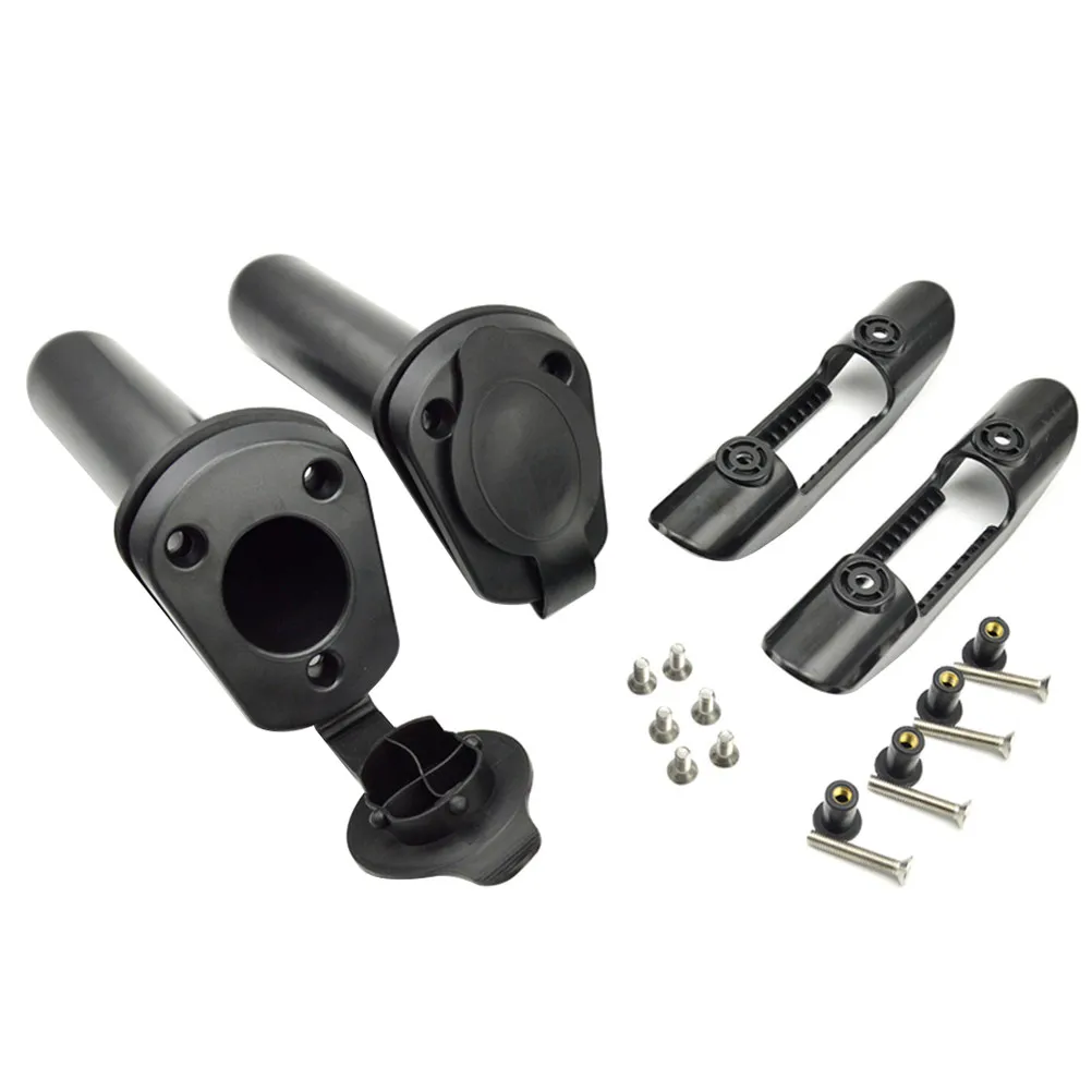 

Премиальный набор держателей для удочек с наклоном на 30 градусов для крепления на каноэ, каяк, яхту, лодку, с зажимом для весла и водонепроницаемым чехлом