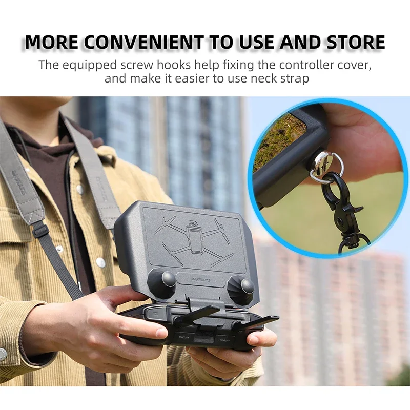 For DJI RC PRO Remote Controller Sun Hood and Remote Cover Protector Two-in-one for DJI RC Foldable Controller Hood