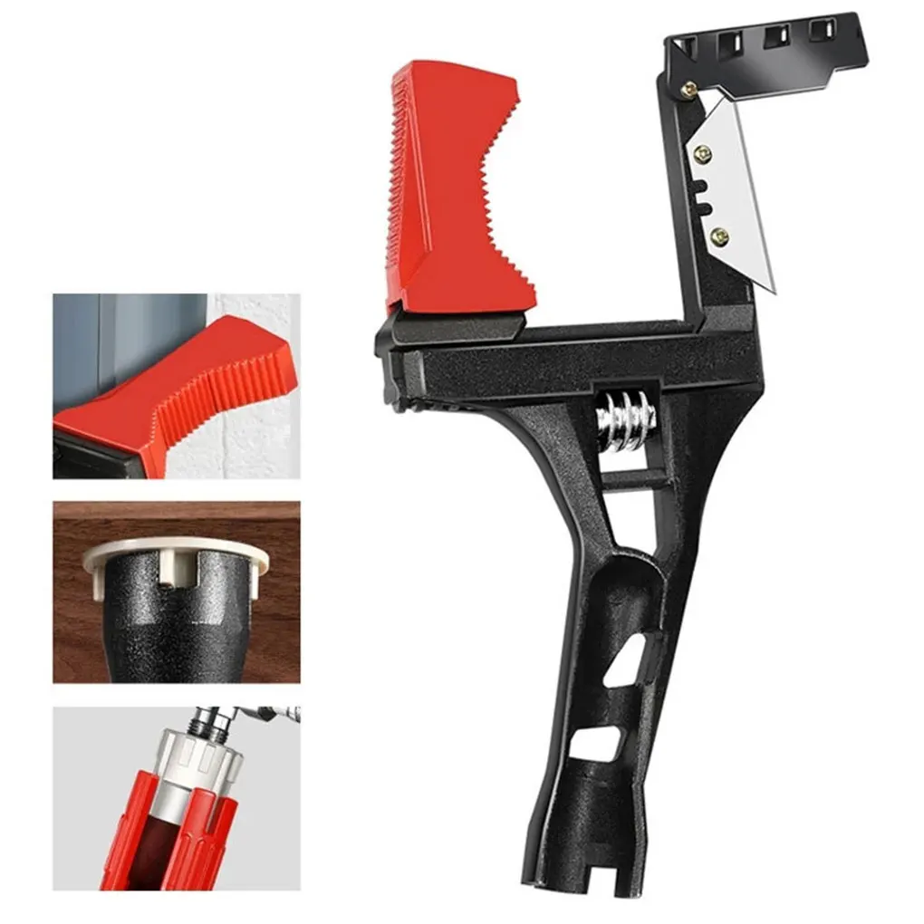 

24-in-1 Water Pipe Wrench Sink Basin Manual Plumbing Spanner Plumber Repair Tool Multifunctional Professional Large Hole Open