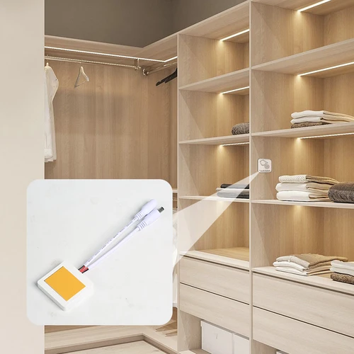 Imagen 2 del producto Interruptor ultrafino penetrante de madera, mármol, cerámica y sensible al tacto 12V 5A 60W Sensor táctil LED con función de atenuación continua