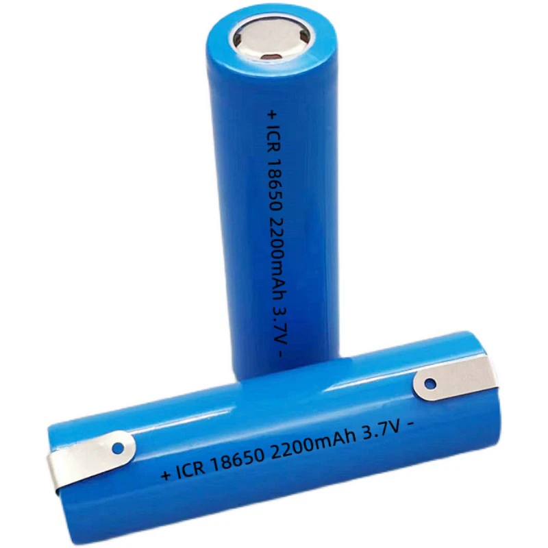 2pcs/lot 18650 Lithium Battery 2200mAh 3.7V For Electric Hand Electric Drill Juicer Parts