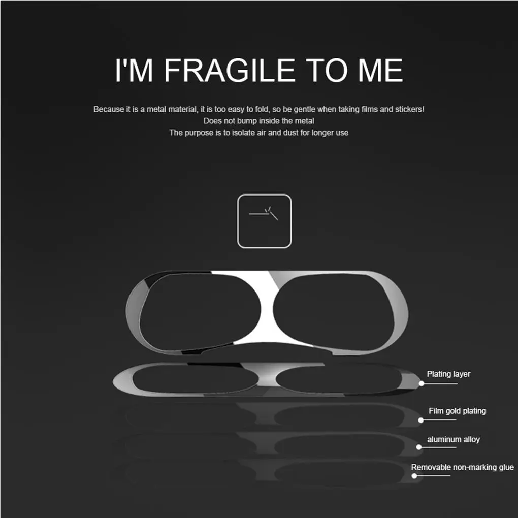 

Earphones Dust-proof Sticker Earbud Dust Cover Headset Protector Replacing Part Guard Replacement for Airpods Pro