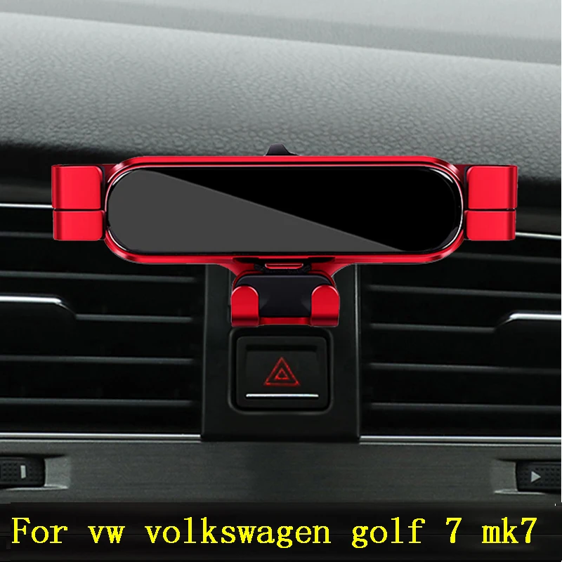 

Car Phone Holder For vw volkswagen golf 7 mk7 Car Styling Bracket GPS Stand Rotatable Support Mobile Accessories