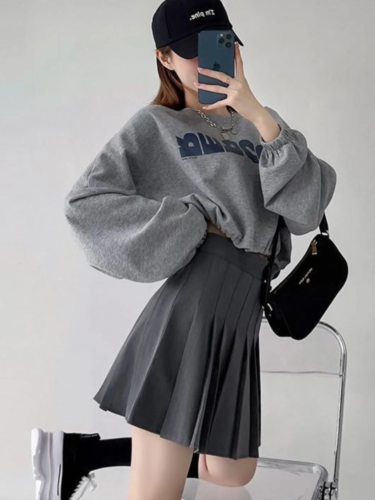 Mini Skirts for Women Nine Colors Pleated Simple All-match Korean Style Streetwear Lovely Students Trendy Chic Elegant Leisure