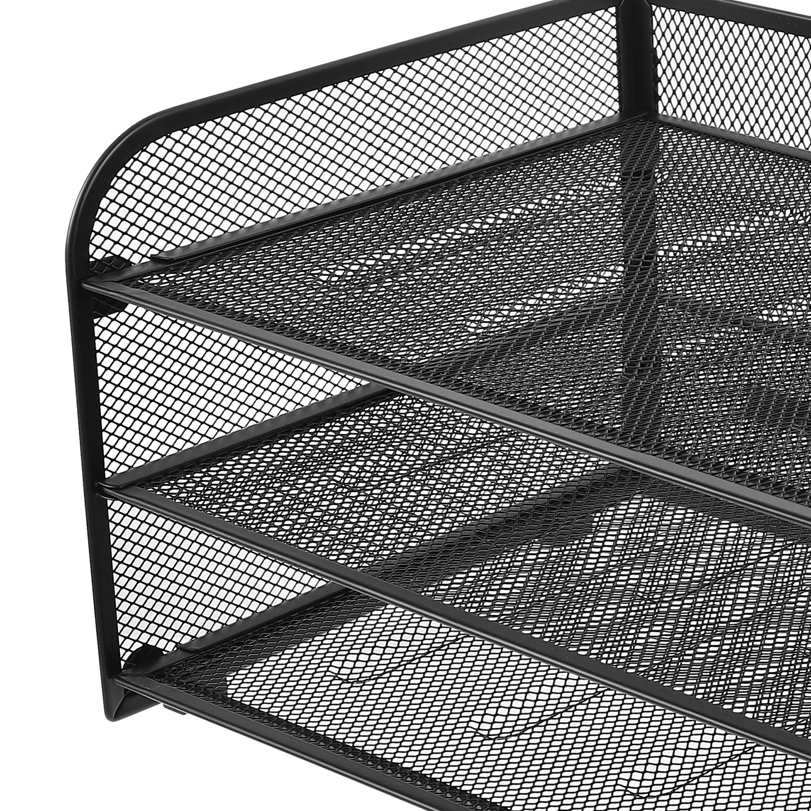 Dreischichtiges Aktenregal aus Metall, abnehmbares Papierfach, Ganizer, Schreibtisch, Bürohalter, stapelbares Dokumentenregal, Aufbewahrung, praktisch, groß