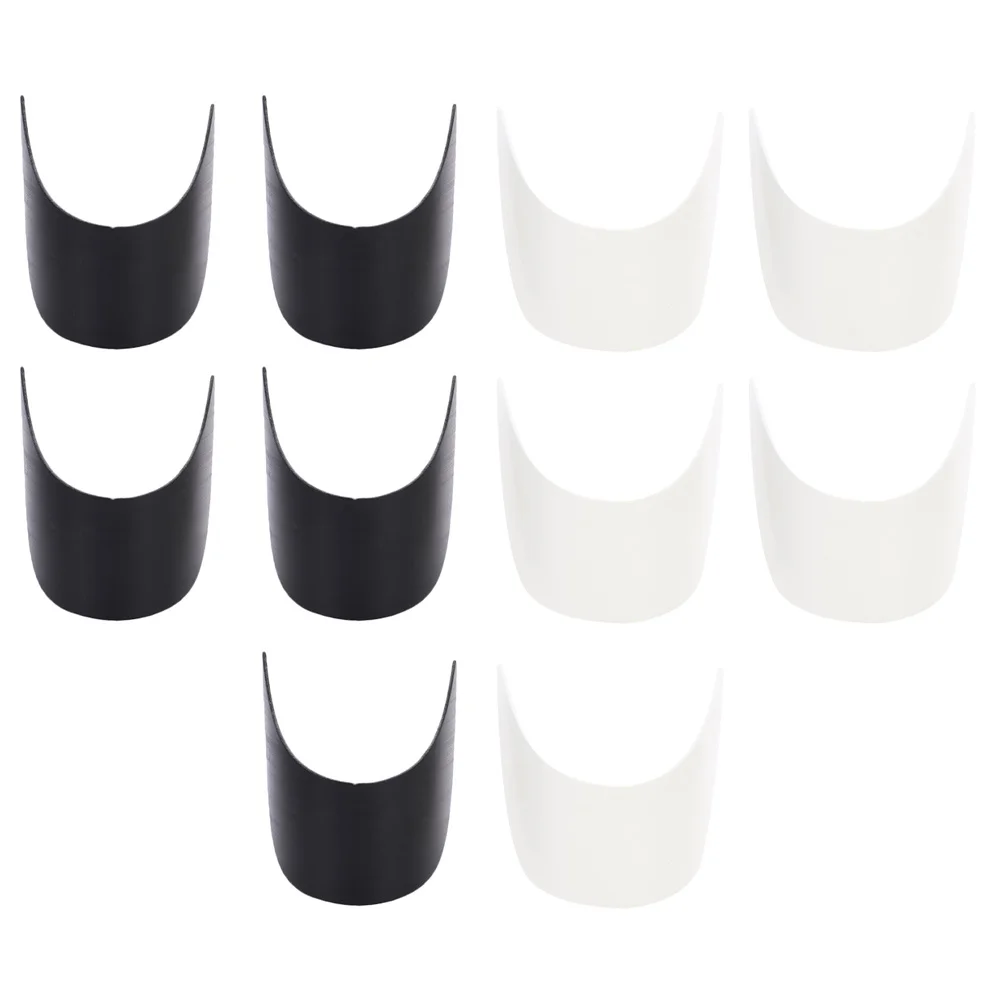 10Pcs Premium Baseball Hat Brims Replacement Inserts Sturdy Visor Board for Caps DIY Hat Shaper Sun Shield Panel