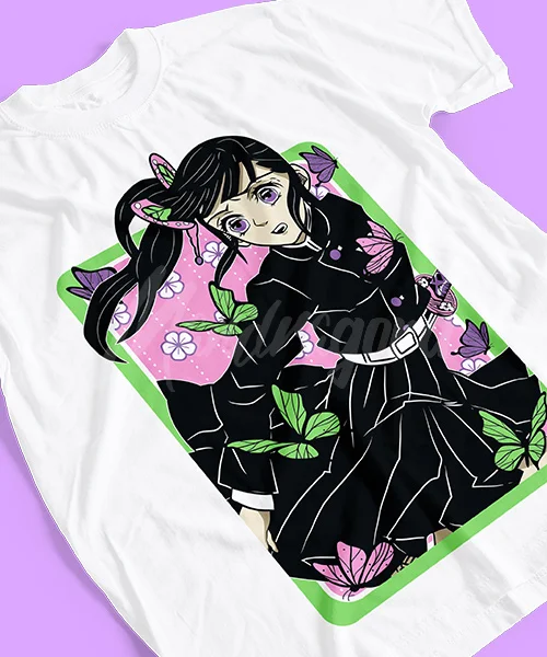 T-shirt for Anime Demon Slayer Kanao Tsuyuri