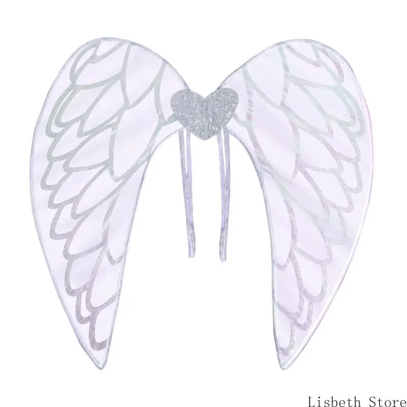 

124A Foldable Fairys Butterfly Wing Angel Wing Fairys Wing Party Fancy Dress Costume Photography Props for Halloween Cosplay