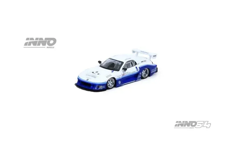 INNO 1:64 RX7 (FD3S) LB-SUPER SILHOUETTE HK Toy Car Salon 2024 Diecast Model Car