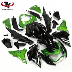 Motorcycle For Z800 2013 2014 2015 2016 Full Fairing Kit Bodywork Cowling Injection Green black letter printing