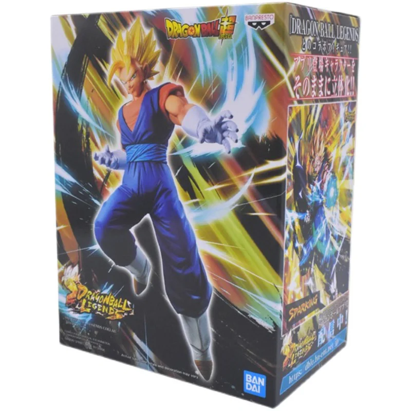 Original Genuine Dragon Ball Anime Figure Vegetto Legends Action Figure Toys for Boys Girl Kids Christmas Gift Collectible Model