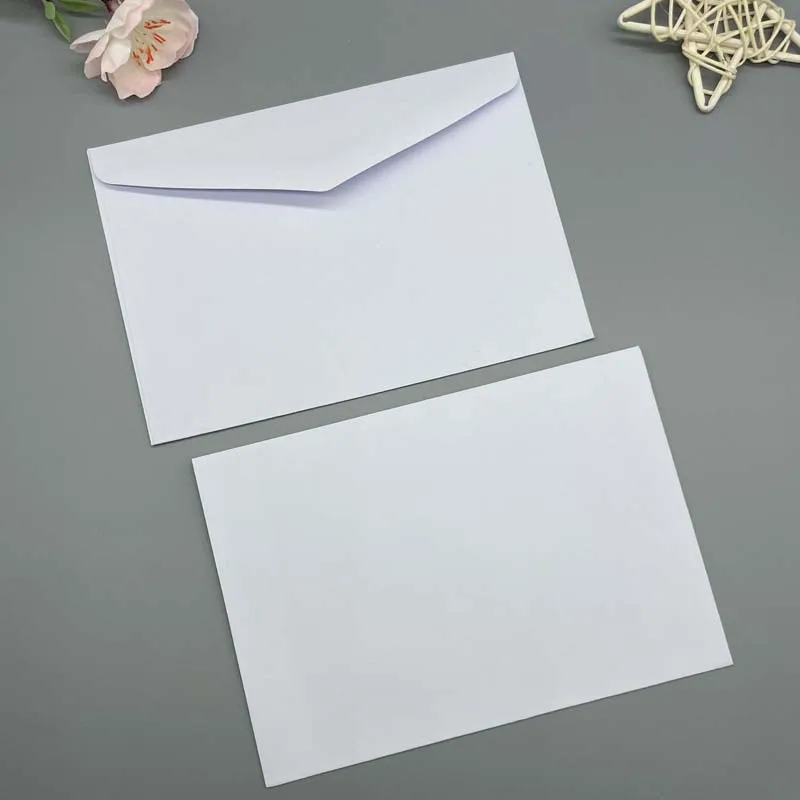 30pcs/lot Blank Pink Envelope A5 229x158mm Western Wedding Invitation Letter Postcard High-grade Business Storage Gift Packing