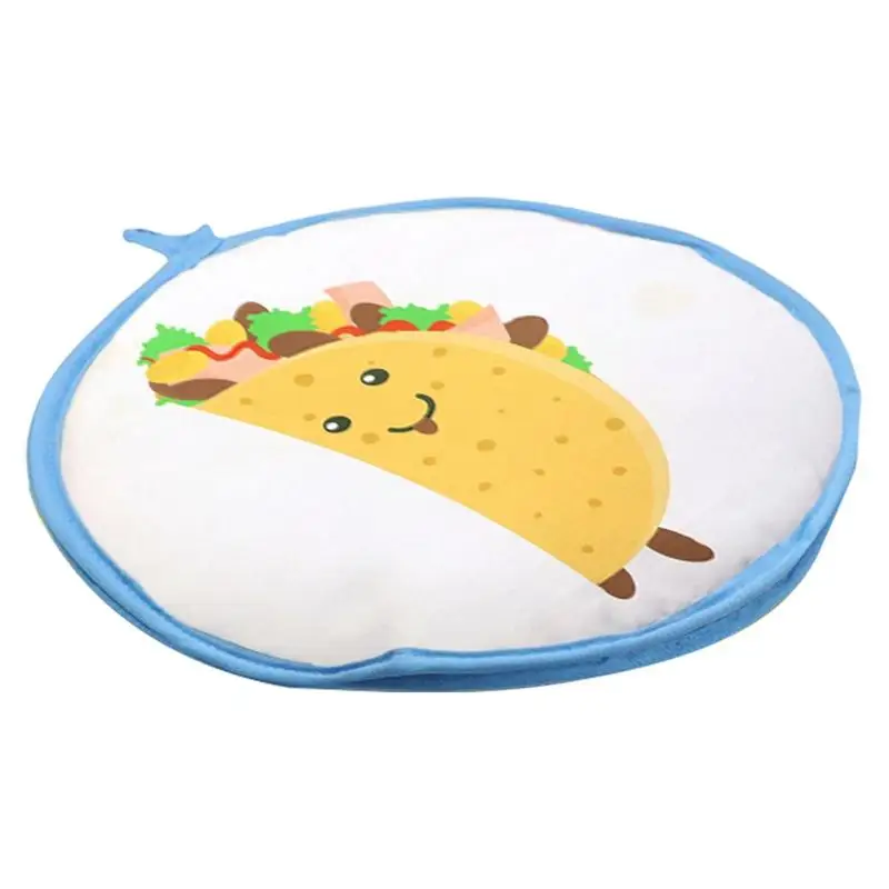 12 Inch Tortilla Warmer Pouch Cloth Heat Resistant Burrito Portable Mexican Food Warmer Tray Home For Microwave Restaurant Food