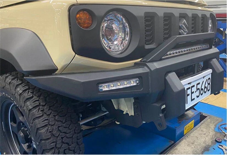 For Suzuki Jimny JB64 JB74 2019 2020 2021 2022 Front Bumper Anti Collision Protector High Quality Stainless Steel & Aluminum