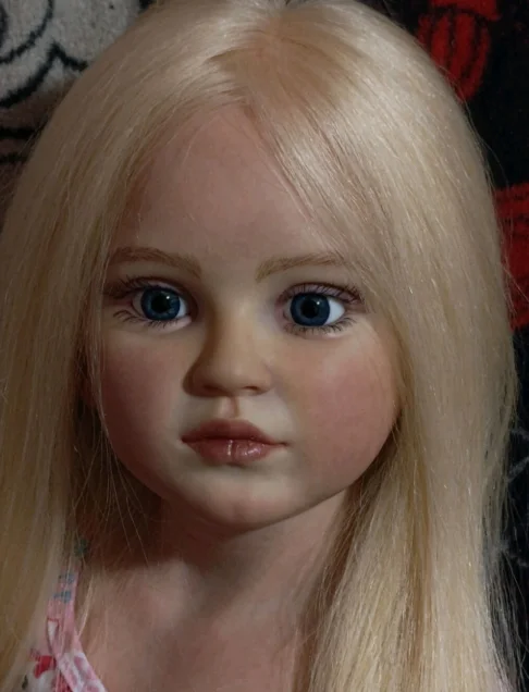 45inch Super Big Reborn Doll Shakirah Painted Completed Doll Little Lady