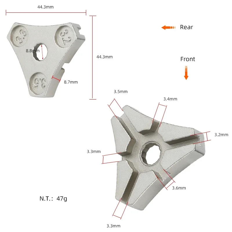 3 Sizes in One Bicycle Spoke Nipple Wrench Wheel Rim Truing Repair Tool Carbon Steel Robust Structure DROPSHIPPING