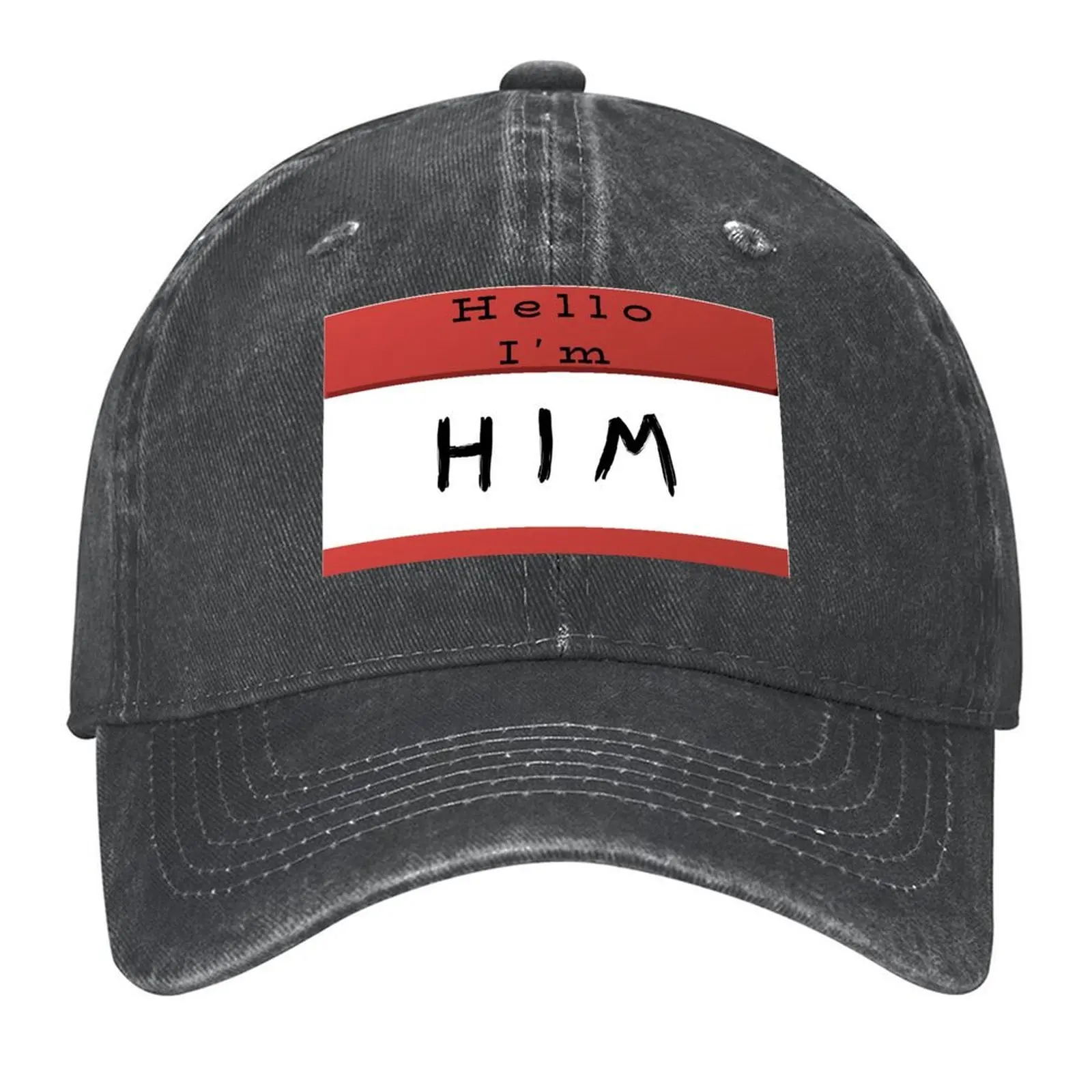 

Hello I'm him Baseball Cap Military Tactical Cap Golf fun hats Sports Cap Men's Women's