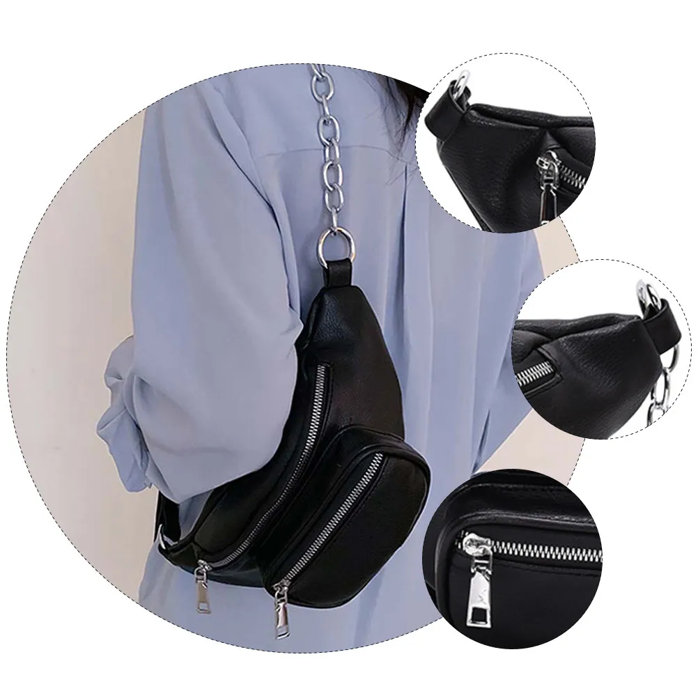 

1 шт. женская сумка-кроссбоди из ПУ, поясная сумка-слинг, вместительная, с регулируемым плечевым ремнем, гладкая отделка, стильная, на каждый день